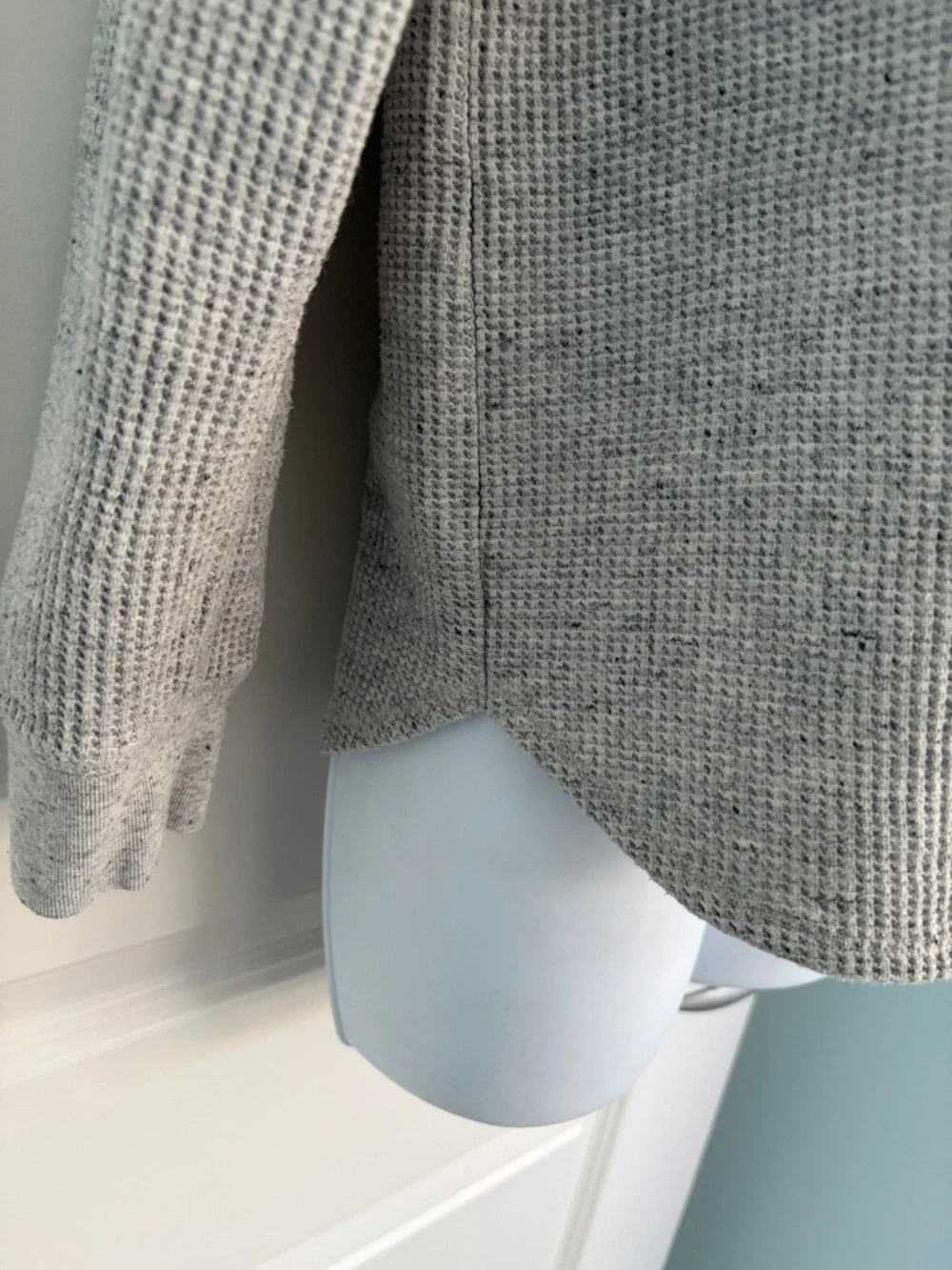 Neutral Taupe Crewneck Sweater - Women - Picture 3 of 5